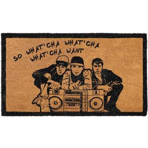 MAINEVENT What'cha Want Door Mat 30x17 Inch, Beasty Boys Welcome Mat for Covered Outdoor Area, Beasty Boys Door Mat, So Whatchawant Doormat, So Whatchawhatcha Want Doormat