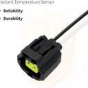 HiSport S-816 Temperature Sender/Sensor Connector Compatible with Chevrolet Chevy Sprint, Toyota Camry, Suzuki X-90, Pontiac Vibe, Mazda MX-3, Lincoln LS, Lexus ES300, Jaguar XK8 Replace 158-0421