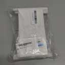 BagDream Small Bakery Bags with Window 50Pcs 3.54x2.36x6.7 Inches White Kraft Paper Window Bags with Tin Tie Tab Lock, for Cookies, Coffee Bean, Treat, Popcorn, Party Favors