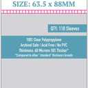 Sleeves Sleeve Kings (63.5x88mm, 110ct) Clear (Medium - MTG)