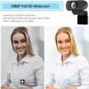 ToLuLu 1080P Webcam with Microphone, HD Webcam Web Camera with Tripod Stand, Widescreen USB Computer Camera, Streaming Mic Web cam for Online Calling/Conferencing,Facetime/YouTube Desktop Laptop PC