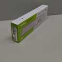 seenda Bluetooth Keyboard and Mouse, COE300 Wireless Keyboard Mouse Combo, 3 Multi-Device Connection Full Size Ultra-Slim Keyboard with Number Pad for Windows/Mac,White & Silver