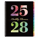 2025-2028 Monthly Planner - 3 Year Monthly Planner 2025-2028, July 2025 - June 2028, 36 Months Calendar with Colorful Tabs & Inner Pocket, 9" x 11"