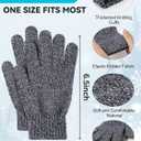 Glooarm 8 Pack Winter Hat and Gloves Set for Men Women Warm Beanies Knit Gloves Unisex Warm Sets (One Size, Black, Navy Blue, Burgundy, Black and White)