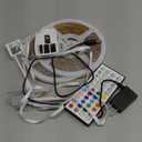 Led Lights for Bedroom 200 FT (2 Rolls 100 FT), with Remote and Application Control RGB Color Changing LED Strip Lights, Music Synchronization, Used for Room, Family, Party Decoration