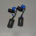 Nilight 9007/HB5 LED CANbus Decoder - Anti-Flickering Harness Error Free Resistor Capacitor for LED Bulb, Pack of 2