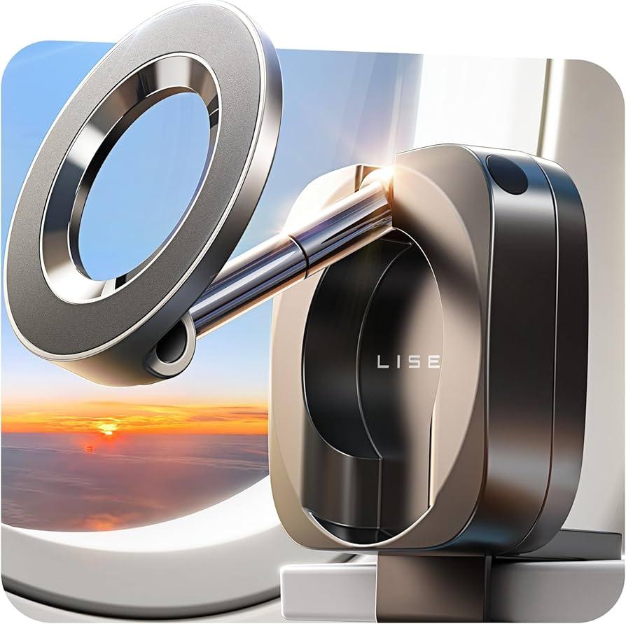 LISEN Airplane Travel Essentials Women Phone Holder for MagSafe Phone Travel Accessories Gadgets for Men Cruise Must Haves Tripods Monopods Spring Break Essentials 2026 Valentines Day Gifts Her