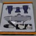 oneisall Dog Clippers with Double Blades,Cordless Small Pet Hair Grooming Trimmer,Low Noise for Trimming Dog's Hair Around Paws, Eyes, Ears, Face, Rump (Purple)