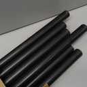 3/4 x 30  Black Malleable Steel Nipples Fitting, 3/4 Inches Threaded Pipe Nipples, DIY Steampunk Industrial Vintage Style, 10 Pack.