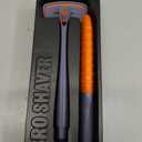 BroShaver 3.0, DIY Back & Body Hair Trimmer - Wet or Dry Shave for Men. Split Handle Razor with Ergonomic Grip