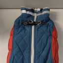 FUAMEY Dog Coat for Medium Dogs,Waterproof Dog Winter Jacket with Harness Built in Puppy Cold Weather Coats Reflective Pet Vest with Zipper Warm Fleece Dogs Snowsuit Windproof Dark Blue M (M(chest:21in))