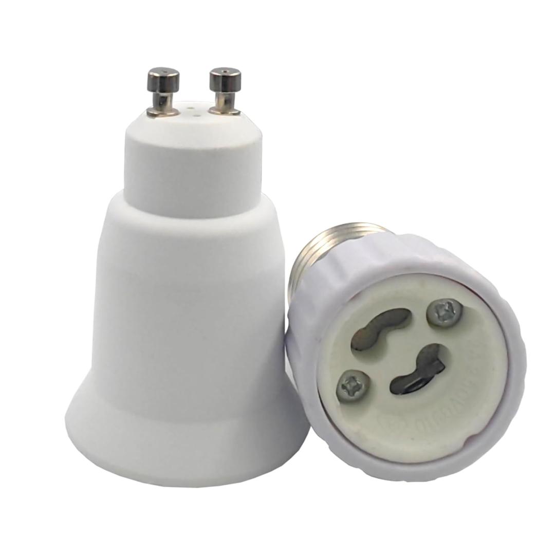 Gu10 to E26 Adapter, E26 to Gu10 Adapter, in Base E27 Socket Adapter Converter, Heat Resistant Material