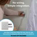 Legrand Radiant Wi-Fi Matter Smart Plug Matter Hub Required 15A, Easy Setup, Enhanced Compatibility with Apple HomeKit, Google Home, Alexa & SmartThings, Easy Wi-Fi Connectivity w/ Matter (1 Pack)