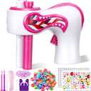 Lasnten Automatic Hair Braider Machine Electric Hair Braiding Tools DIY Styling Kit with Self Adhesive Gems and Jewelry Beads Salon Styling Tool Accessories for Women Makeup Vanity Set