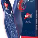 EASYFEET Orthotic Work Insoles Men Women - Plantar Fasciitis Arch Support Inserts for Standing All Day - Shoe Inserts for Work Boots - Foot Pain Relief (M (Men 9-10.5/Women 10-11.5)