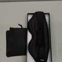 Fygrip 3D Eye Mask Sleep Mask for Men & Women, 100% Pressure-Free & Light Block-Out Eye Mask for Sleep with Easy Adjustable Strap, Night Eye Cover for Travel, Black