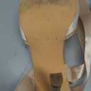 Satin Ballet Heels for Women Closed Square Toe Bow Ballerina Heels Lace Up High Heel Slingback Pumps Strappy Stiletto Mary Janes Elegant Party Shoes (5.5)