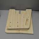 Toddler Step Stool, Wooden Height-Adjustable 2-Step Stool for Kids, Potty Training Stool with Handles for Bathroom Sink, Kitchen, Bedroom (Original Wooden Colour)