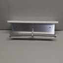 Brushed Nickel Toilet Paper Holder with Shelf, New Upgrade Double Toilet Paper Holder with Storage, Marble Roll Toilet Paper Wall Mount for Bathroom Washroom