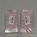 Pack of 2, Lifextol 120PC Pink Coffin Press on Nails Long Fake Nails Press ons with Glue Nail Adhesive Tabs, 12 Sizes Long Acrylic Nails Press on Nails Coffin Pink Stick Nails Tips Artificial Fingernails