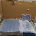 MUCHENGHY Folding Adirondack Chairs HDPE Weather Resistant, Patio Firepit Chairs, Sturdy Outside Chair, Lawn Chairs, 15min Assembly 380lb, Royal Blue