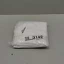 54x54 Table Cloth - 2 Pack Square White Washable Stain and Wrinkle Resistant Polyester Table Cover for Dining Tables, Various Parties and Camping (White)