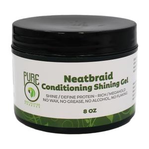 Pure O Hair Solution Product Neatbraid Conditioning Shining Gel 8 Oz (Pack of 1)