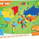 Imagimake Mapology World Map Puzzle | Educational Toys for Kids 5-7 | Puzzles for Kids Ages 4-8 | Map of The World | 6 Year Old Boy Gifts & Girl Gifts