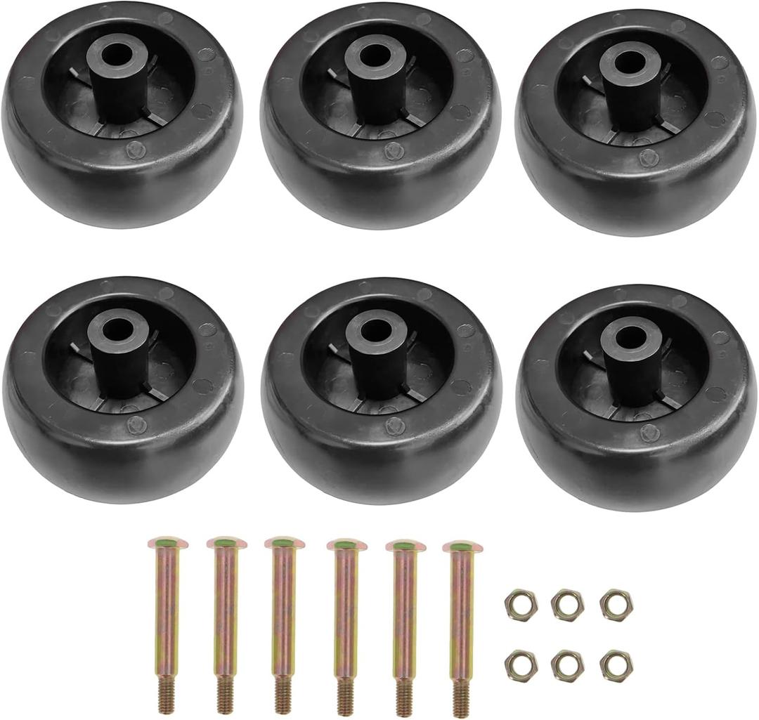 Deck Wheels 532133957 133957 for Craftsman MTD 734-03058 174873 M84690 753-04856 (6)