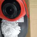 O-Cedar EasyWring Microfiber Spin Mop & Bucket Floor Cleaning System + 2 Extra Refills, Red/Gray