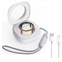 Smart Ring Charging Case Fitness Ring Charging Box Small Portable Charger for Smart Rings with Magnetic Charging Port