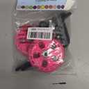 DDJKCZ Training Wheels Flash Mute Big Wheel Compatible for 12 14 16 18 20 inch Single Speed Bicycle (Beautiful rose)