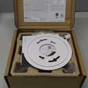 Kidde Smoke and Carbon Monoxide Detector, Hardwired with 10-Year Battery Backup, Voice Alerts, LED Status Lights, Interconnected, 85 dB Alarm, 5 inches, Expiry: 10 Years After Installation