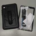 Case for Samsung Galaxy Tab A11 8.7 Inch 2026, Galaxy Tab A9 8.7 Inch 2023, Drop Protection with Screen Protector, 360Rotate Hand Strap&Stand, Shoulder Strap, Pencil Holder, Black