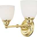 Livex Lighting 13662-05 Somerville 2-Light Bath Light, Chrome, 15 x 6.5 x 9