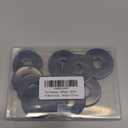 M12 Flat Washers 36.5mm Outer Diameter Metal Washers for Screws and Bolts, 304 Stainless Steel Black Finish, 20 PCS