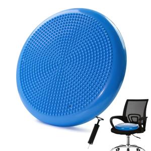 Wobble Cushion，Wiggle Seat，Balance Disc Extra Thick ，for Home Yoga Balance Stability Training, Office & Classroom Improve Sitting Posture Relive Back Pain(34cm/13.4in) (Blue)
