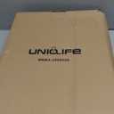 Uniclife Wall Mount Mailbox for Outside, Locking Mail Box, Large Mailbox with Key Lock, Security Mail Box for House, Safe Key Drop Box, Post Box, Steel Cash Drop Box for Home Office School, Black (Blcak)