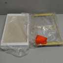 Emfogo Perfume Organizer for Women, 2 Tier Wooden and Metal Cologne Organizer for Men, Large Capacity Perfume Stand Holder Tray for Vanity Bathroom Countertop Organizers and Storage (White and Gold)