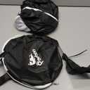 Pawaboo Small Animals Playpen, Waterproof Small Pet Cage Tent with Zippered Cover, Portable Outdoor Yard Fence with 3 Metal Rod for Kitten/ Puppy/ Guinea Pig/ Rabbits/ Hamster/ Chinchillas, Black