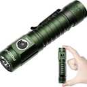 PIOOCAN EDC Flashlight Rechargeable,Pocket Flashlight 2500 High Lumen Super Bright,Mini Tactical Flashlight Powerful Magnetic,IP68 Waterproof 5 Modes Flash Light for Camping Hiking Emergency (Green)