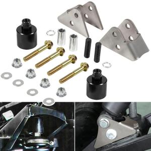 UTV 2'' TRUE CLEARANCE Full Lift Kit for 2010 2011 2012 2013 2014 Polaris Ranger 400/500/800 Crew Midsize for Polaris Ranger Front & Rear Lift Mount Spacer Kit Brackets Set