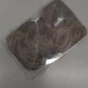 2PCS Messy Bun Hair Piece Tousled Updo with Tendrils Wavy Curly Hair Bun Scrunchies Ponytail Extension Elastic Band Hairpieces For Women (Light Brown mix Ash Blonde)