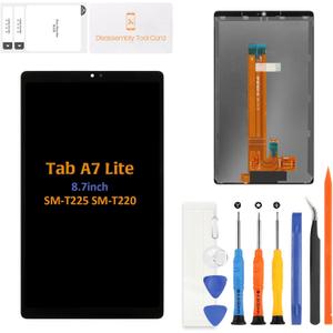 A-MIND for Samsung Galaxy Tablet A7 Lite 8.7“ SM-T220 SM-T227U Screen Replacement LCD Display Touch Screen Digitizer Assembly Glass Repair Parts (Not for SM-T225 SM-T225N)