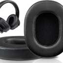 SOULWIT Replacement Earpads for Picun B8 Bluetooth Headphones, Ear Pads Cushions with Soft Protein Leather, Noise Isolation Foam - Black