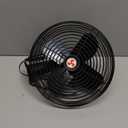 12V Fan RV|Truck Cooling Heavy Duty 8" Metal Car Fan Bus|Boat|Forklift|Car|Camper|Lawn|Mower|Tractor 2-Speed Black