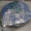 AddGrace Round Bar Stool Cushions with Ties Set of 1 Non Slip Seat Cushions 12x12 Inch Washable Chair Pads Removable Washable Cover Blue