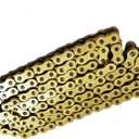 525 120 O-Ring Drive Chain Gold Color 525-120 Motorcycle 525 Pitch 120 Links
