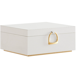 SONGMICS 2-Layer Jewelry Box, Jewelry Organizer with Handle, Removable Jewelry Tray, Jewelry Storage, Floating Effect, 8.1 x 9.4 x 4.3 Inches, Gift Idea, White UJBC165W01