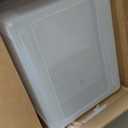 IRIS USA File Box, Plastic File Organizer with Lids for Letter/Legal File, Portable Document Box For Moving, Storage Bin with Durable and Secure Lid, Stackable Nestable BPA-Free, Clear 35 Qt. 4 Pack